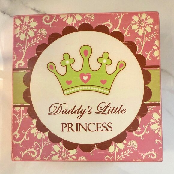 Wooden Sign Daddy's Little Princess - Picture 2 of 5